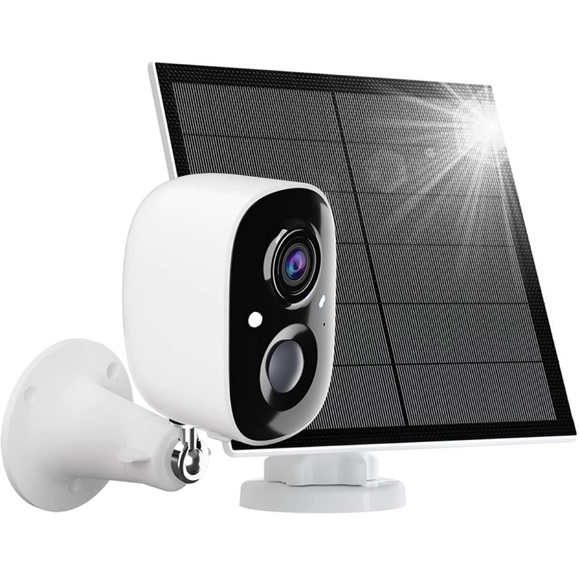 Security Camera Wireless Outdoor Solar Battery Power 1080P Color